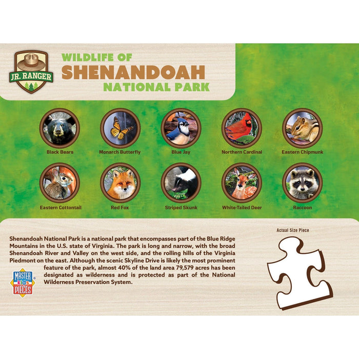 Wildlife of Shenandoah National Park - 100 Piece Jigsaw Puzzle - for just $9.99! 