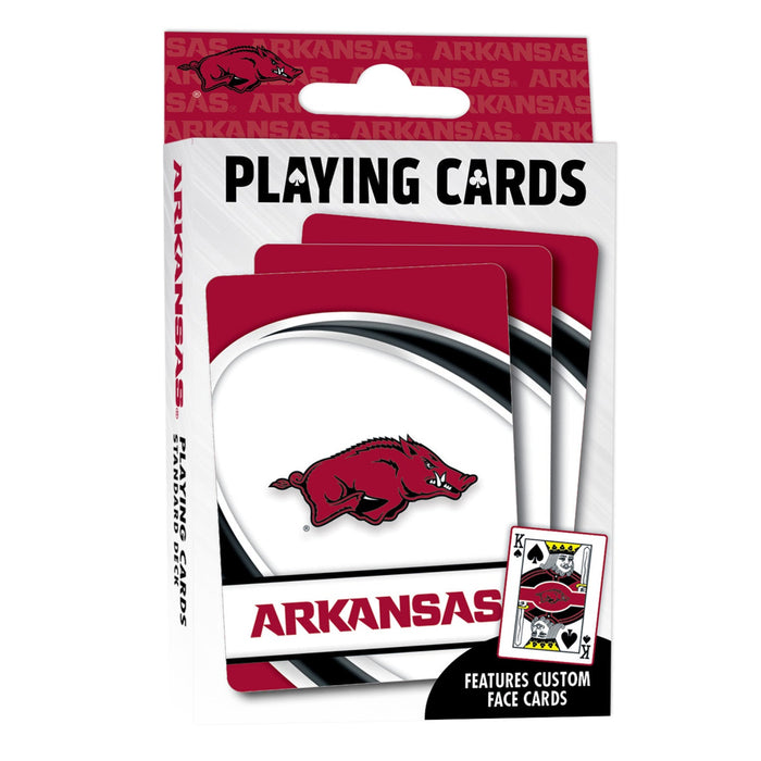 Arkansas Razorbacks Playing Cards - 54 Card Deck - Just $6.99! Shop now at Retro Gaming of Denver