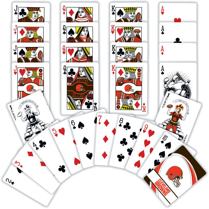 Cleveland Browns Playing Cards - 54 Card Deck - Just $6.99! Shop now at Retro Gaming of Denver