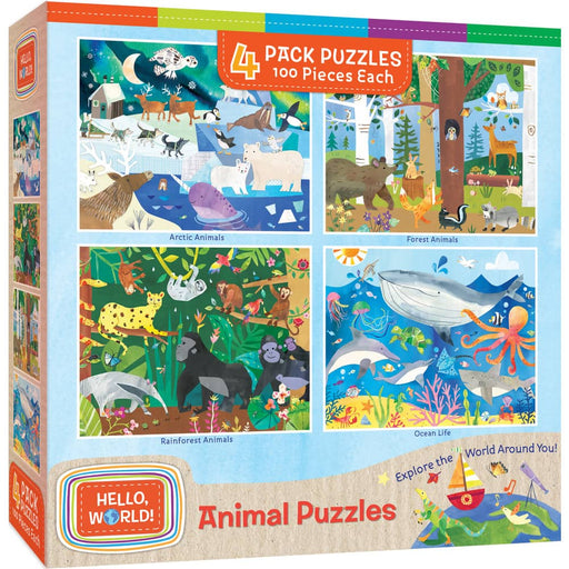 Hello, World! 100 Piece Jigsaw Puzzles 4-Pack - for just $14.99! 