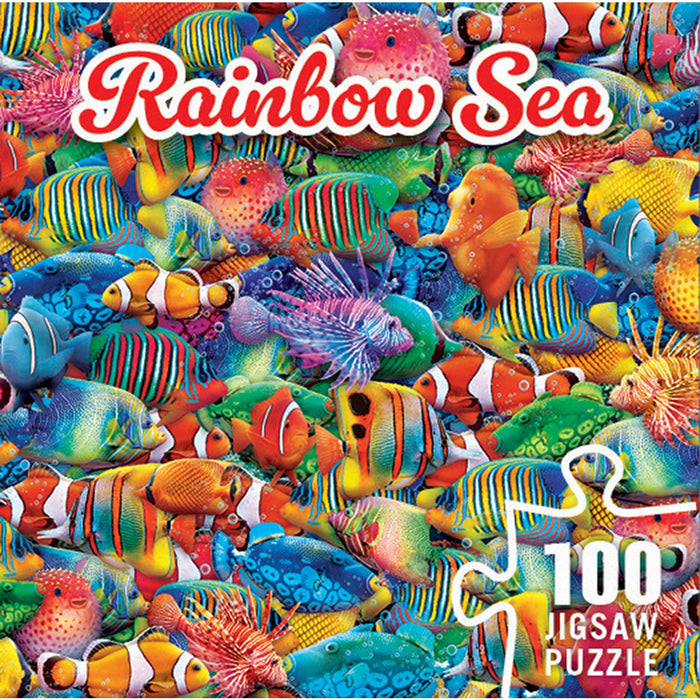 Rainbow Sea 100 Piece Jigsaw Puzzle - Just $7.99! Shop now at Retro Gaming of Denver