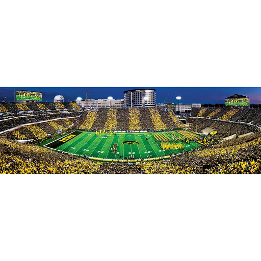 Iowa Hawkeyes - 1000 Piece Panoramic Jigsaw Puzzle - Just $19.99! Shop now at Retro Gaming of Denver