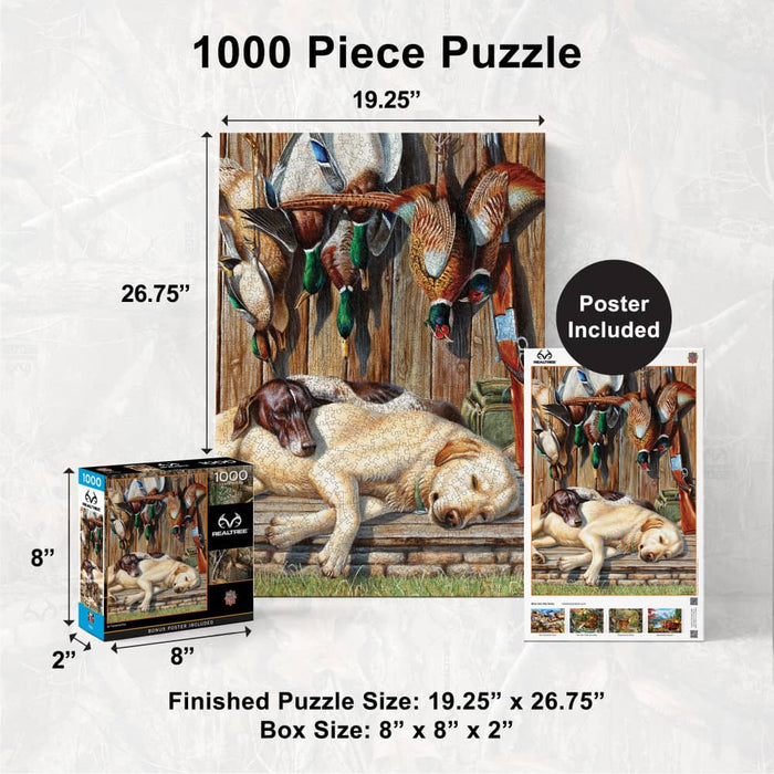 Realtree - All Tuckered Out 1000 Piece Jigsaw Puzzle - for just $16.99! 