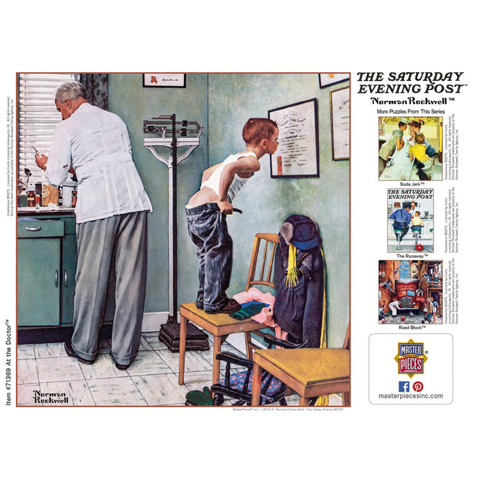 Saturday Evening Post - At the Doctor 1000 Piece Jigsaw Puzzle - Just $16.99! Shop now at Retro Gaming of Denver