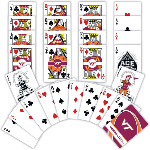 Virginia Tech Hokies Playing Cards - 54 Card Deck - Premium Dice & Cards Sets - Just $6.99! Shop now at Retro Gaming of Denver