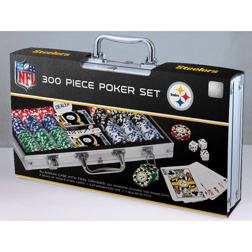 Pittsburgh Steelers 300 Piece Poker Set - Premium Poker Chips & Sets - Just $124.99! Shop now at Retro Gaming of Denver