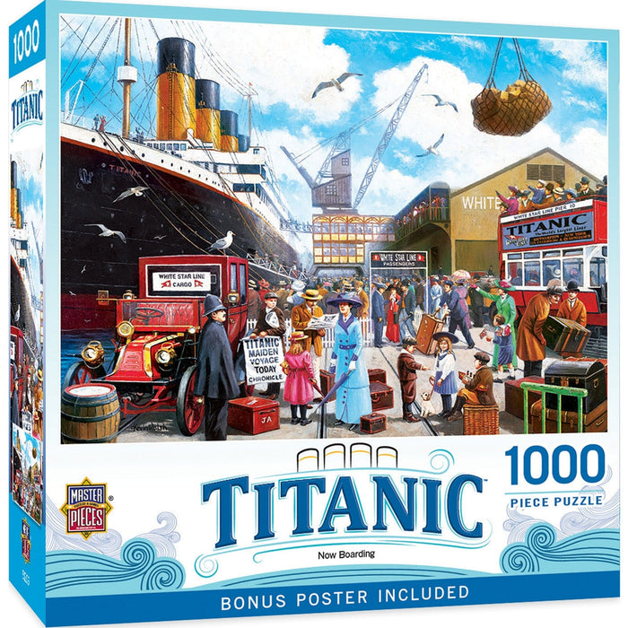 Titanic - Now Boarding 1000 Piece Jigsaw Puzzle - for just $16.99! 