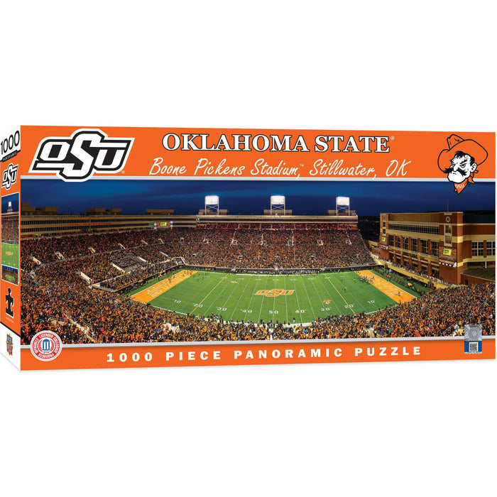 Oklahoma State Cowboys - 1000 Piece Panoramic Jigsaw Puzzle - Just $19.99! Shop now at Retro Gaming of Denver