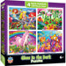 Glow in the Dark 100 Piece Jigsaw Puzzles - 4-Pack V1 - for just $14.99! 