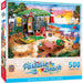 Paradise Beach - Oceanside Camping 500 Piece Jigsaw Puzzle - for just $14.99! 