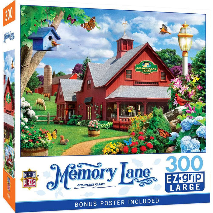 Memory Lane - Goldmane Farms 300 Piece EZ Grip Jigsaw Puzzle - for just $14.99! 