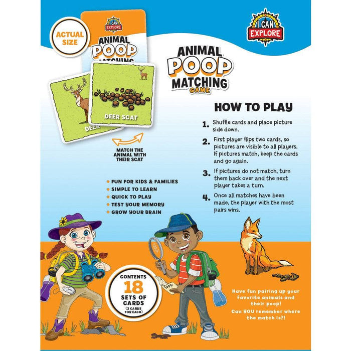 Animal Poop Matching Game - for just $9.99! 