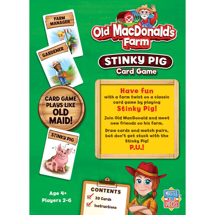 Old MacDonald's Farm - Stinky Pig Card Game - Just $9.99! Shop now at Retro Gaming of Denver