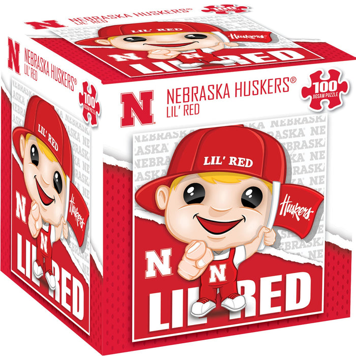 Lil Red - Nebraska Cornhuskers Mascot 100 Piece Jigsaw Puzzle - Just $7.99! Shop now at Retro Gaming of Denver