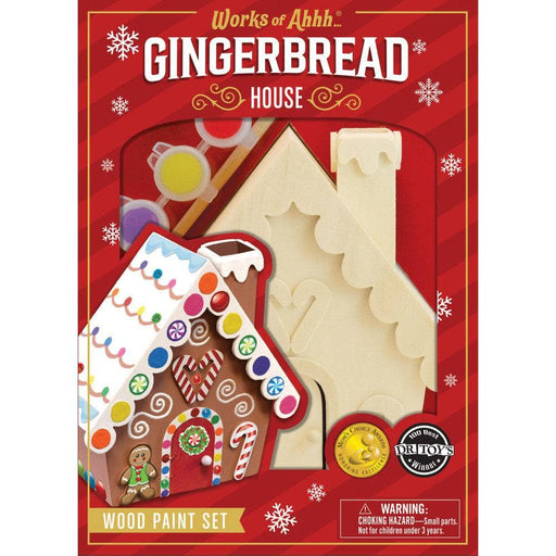 Gingerbread House Wood Paint Set - for just $16.99! 