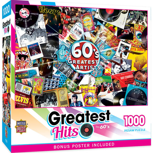 Greatest Hits - 60's Artists 1000 Piece Jigsaw Puzzle - Just $16.99! Shop now at Retro Gaming of Denver