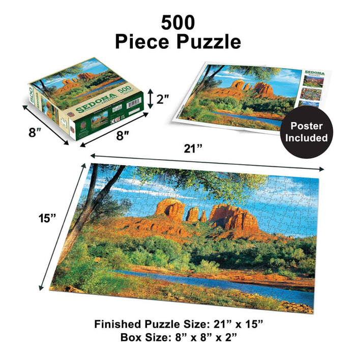 Sedona, Arizona 500 Piece Jigsaw Puzzle - for just $14.99! 