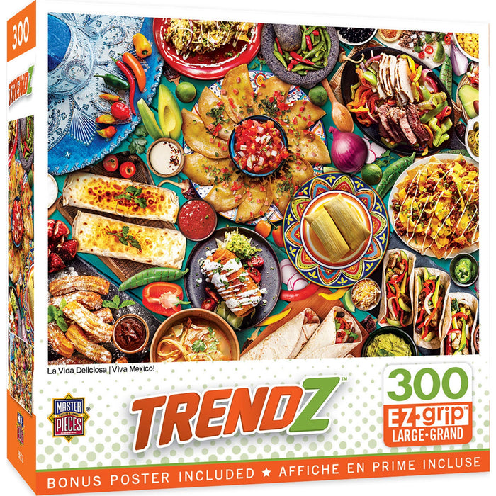 Trendz - La Vida Deliciosa 300 Piece EZ Grip Jigsaw Puzzle - Just $14.99! Shop now at Retro Gaming of Denver