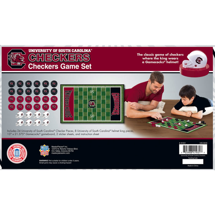 South Carolina Gamecocks Checkers Board Game - Just $19.99! Shop now at Retro Gaming of Denver