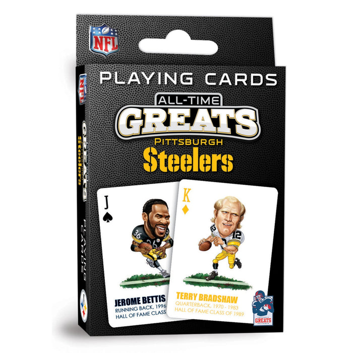 Pittsburgh Steelers All-Time Greats Playing Cards - 54 Card Deck - Just $9.99! Shop now at Retro Gaming of Denver