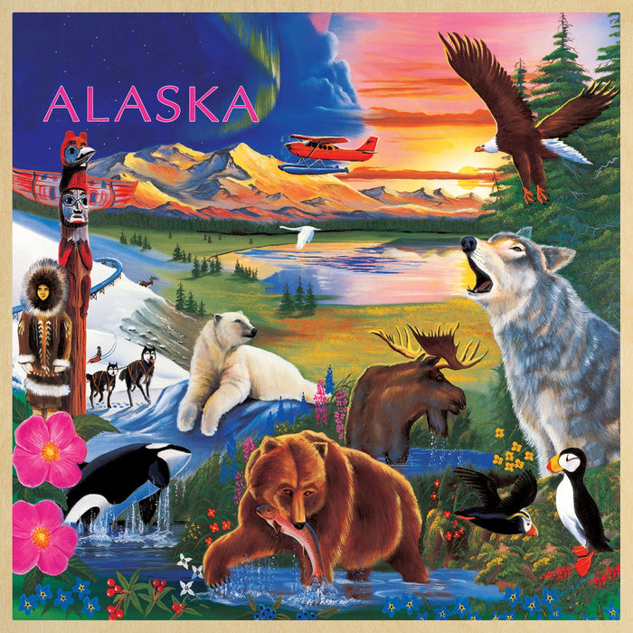 Jr. Ranger - Wildlife of Alaska 48 Piece Wood Jigsaw Puzzle - Just $12.99! Shop now at Retro Gaming of Denver