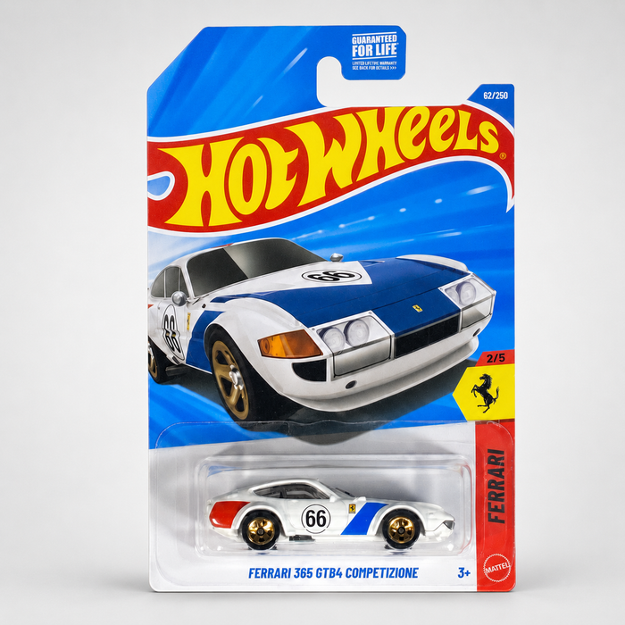 Hot Wheels Ferrari 365 GTB4 Competizone | Ferrari Series 2/5 - 62/250 - for just $2.99! 