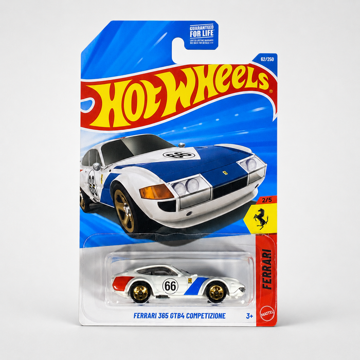 Hot Wheels Ferrari 365 GTB4 Competizone | Ferrari Series 2/5 - 62/250 - for just $2.99! 