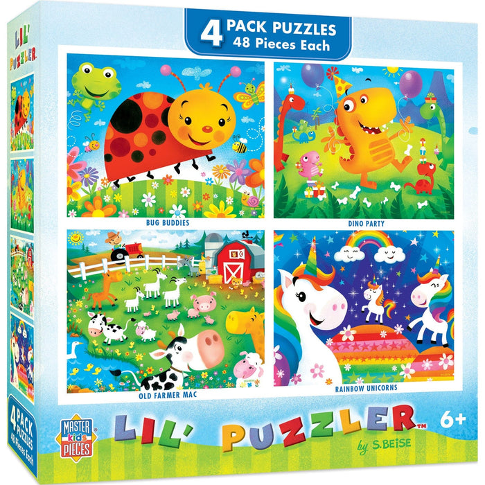 Lil Puzzler 48 Piece Jigsaw Puzzles 4-Pack - for just $10.99! 