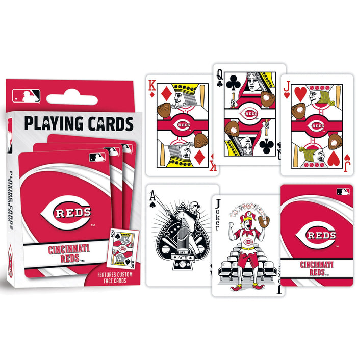 Cincinnati Reds Playing Cards - 54 Card Deck - Just $6.99! Shop now at Retro Gaming of Denver