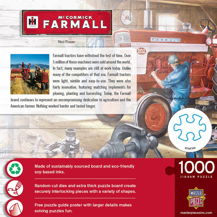 Farmall - Red Power 1000 Piece Jigsaw Puzzle - Just $16.99! Shop now at Retro Gaming of Denver