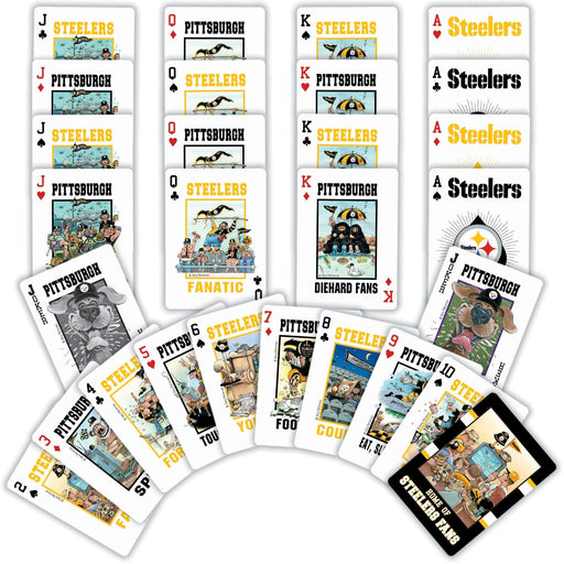Pittsburgh Steelers Fan Deck Playing Cards - 54 Card Deck - for just $7.99! 
