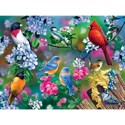 Audubon - Songbird Collage 300 Piece EZ Grip Jigsaw Puzzle - Just $14.99! Shop now at Retro Gaming of Denver