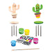 Cactus Wind Chime Wood Craft & Paint Kit - Just $7.99! Shop now at Retro Gaming of Denver