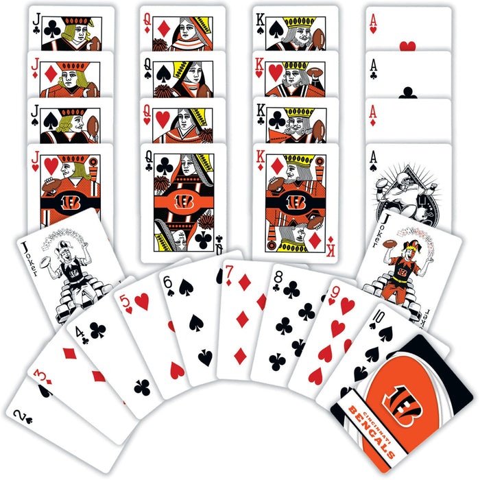 Cincinnati Bengals Playing Cards - 54 Card Deck - Just $6.99! Shop now at Retro Gaming of Denver