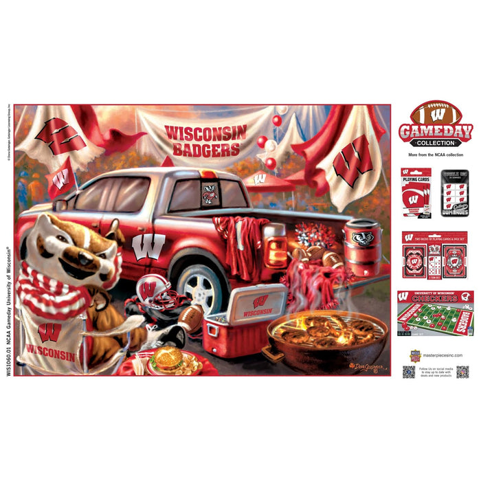 Wisconsin Badgers - Gameday 1000 Piece Jigsaw Puzzle - for just $19.99! 