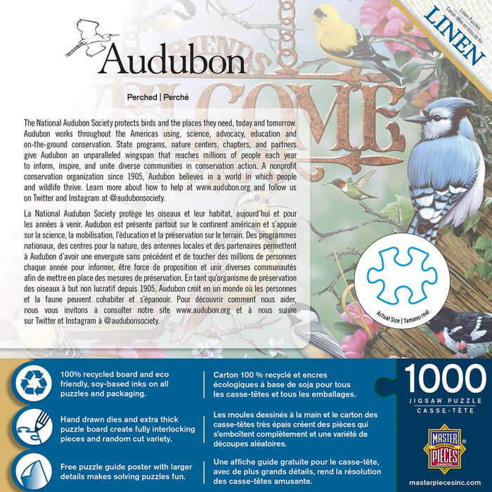 Audubon - Perched 1000 Piece Jigsaw Puzzle - Just $16.99! Shop now at Retro Gaming of Denver