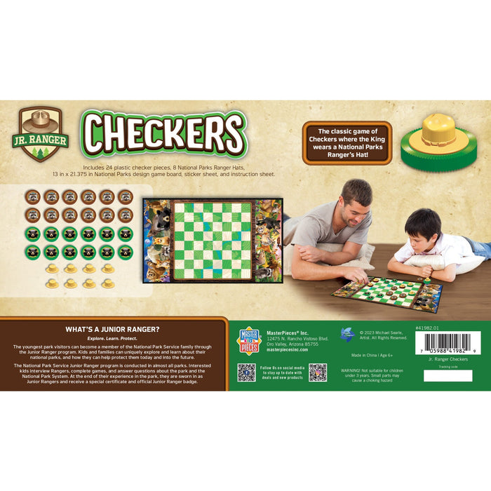 Jr. Ranger Checkers Board Game - Just $19.99! Shop now at Retro Gaming of Denver