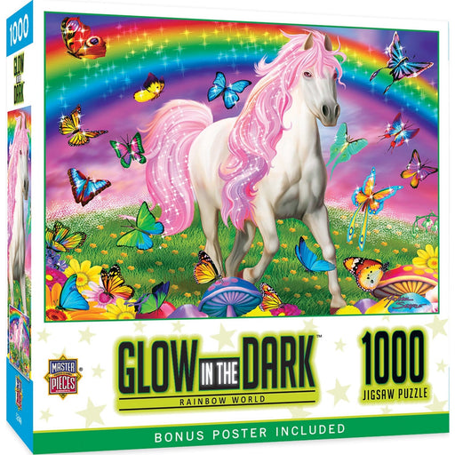 Glow in the Dark - Rainbow World 1000 Piece Jigsaw Puzzle - for just $9.99! 
