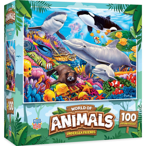 World of Animals - Undersea Friends 100 Piece Jigsaw Puzzle - Just $9.99! Shop now at Retro Gaming of Denver