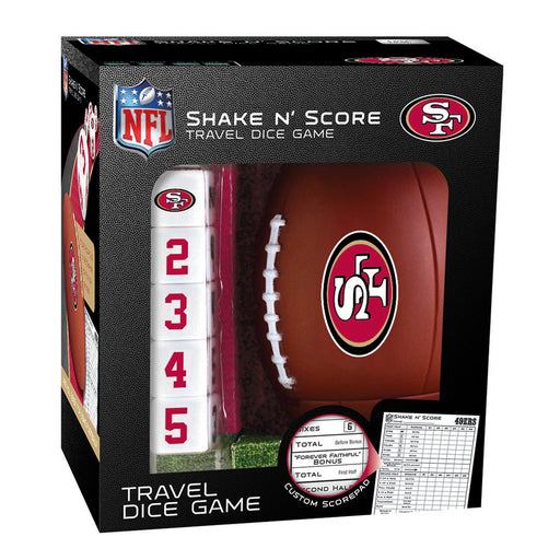 San Francisco 49ers Shake n' Score - Premium Dice Games - Just $19.99! Shop now at Retro Gaming of Denver