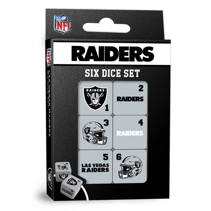 Las Vegas Raiders Dice Set - 19mm - for just $7.99! 