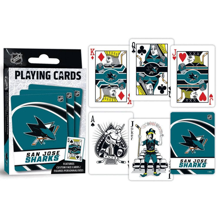 San Jose Sharks Playing Cards - 54 Card Deck - for just $7.99! 