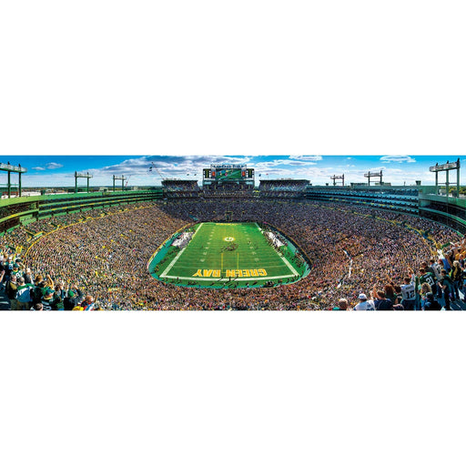 Green Bay Packers - 1000 Piece Panoramic Jigsaw Puzzle - End View - for just $19.99! 