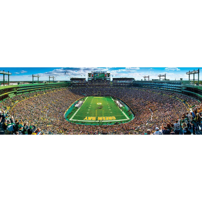 Green Bay Packers - 1000 Piece Panoramic Jigsaw Puzzle - End View - for just $19.99! 