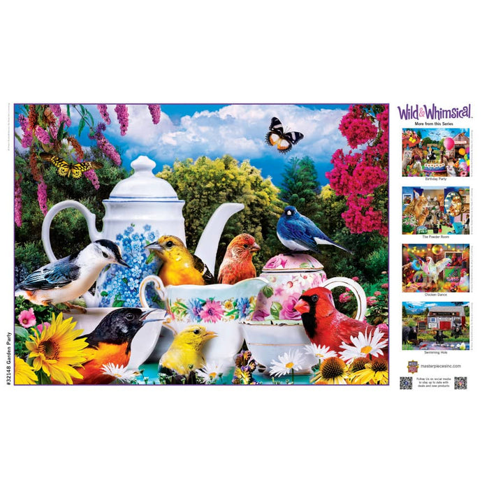 Wild & Whimsical - Garden Party 300 Piece EZ Grip Jigsaw Puzzle - for just $14.99! 