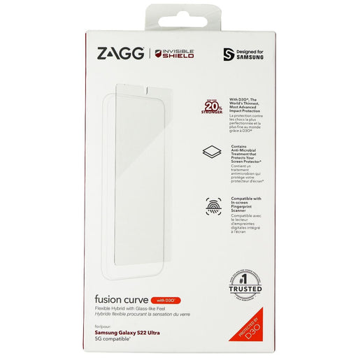 ZAGG InvisibleShield Fusion Curve with D3O for Samsung Galaxy S22 Ultra - Clear - for just $19.95! 