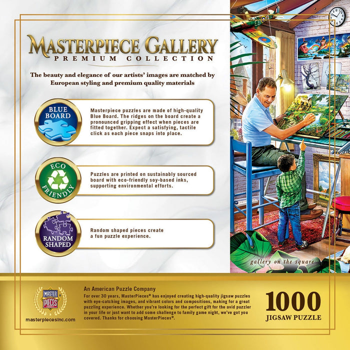 Masterpiece Gallery - Gallery on the Square 1000 Piece Jigsaw Puzzle - for just $9.99! 