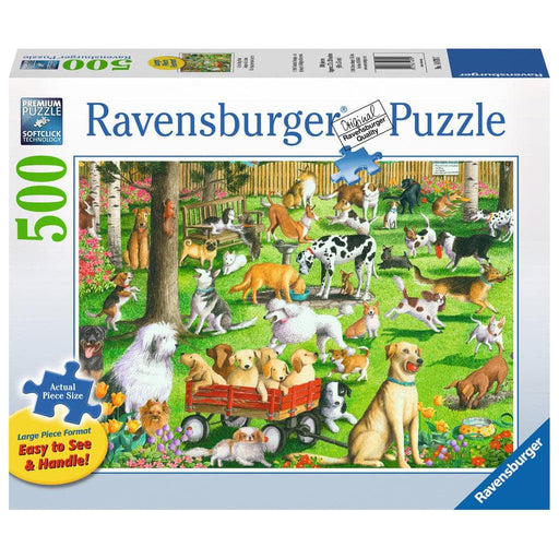 At the Dog Park - 500 Large Format Piece Puzzle - Just $22.99! Shop now at Retro Gaming of Denver