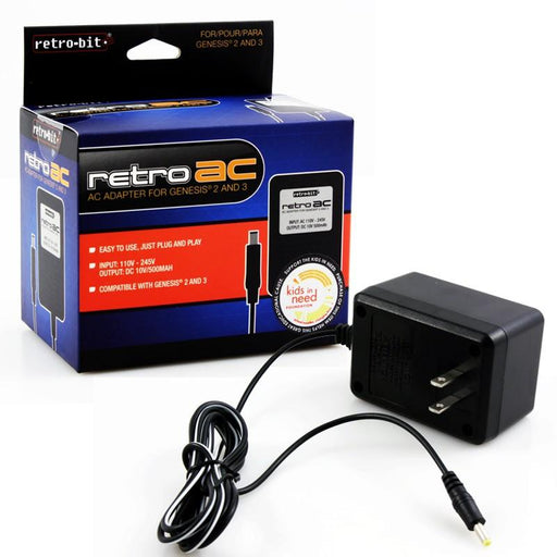 Genesis 2 & 3 AC Adapter (Retro-Bit) - for just $0! 