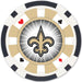 New Orleans Saints 100 Piece Poker Chips - Just $29.99! Shop now at Retro Gaming of Denver